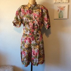 Rampage Womens Vintage 80/90 Colorful Top Short Set Sz Top/M, Shorts/5